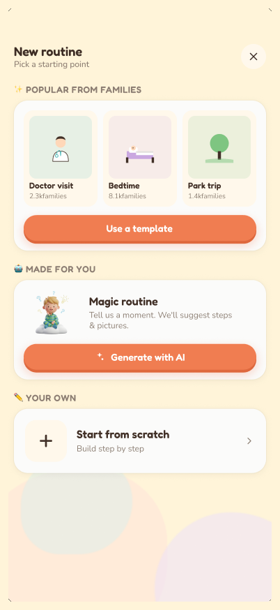 Routy — AI routine builder