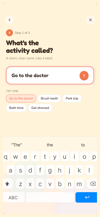 Name the activity