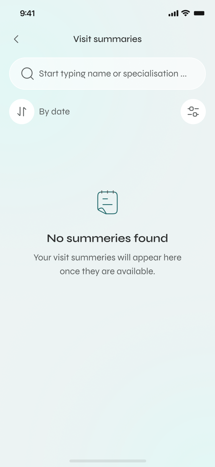 Visit summaries